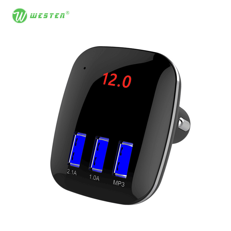 WT-V8 New Arrival MP3 Player Bluetooth Handsfree Car Kit, Car Charger with Bluet