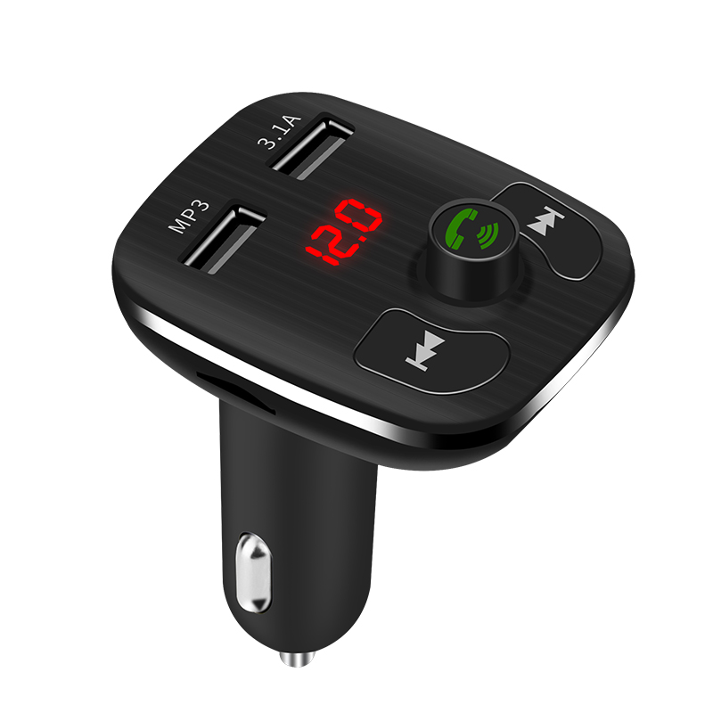 WT-V9 Bluetooth Handsfree Car Kit with LED Display, MP3 Player FM Transmitter