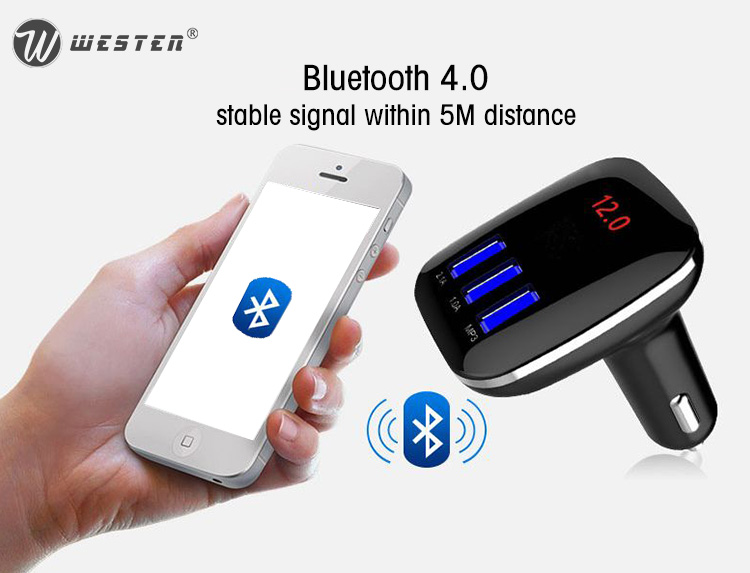 Car Charger with Bluetooth