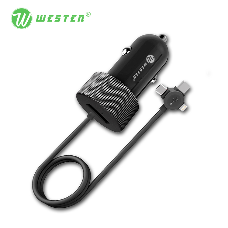 Car Charger with Cable