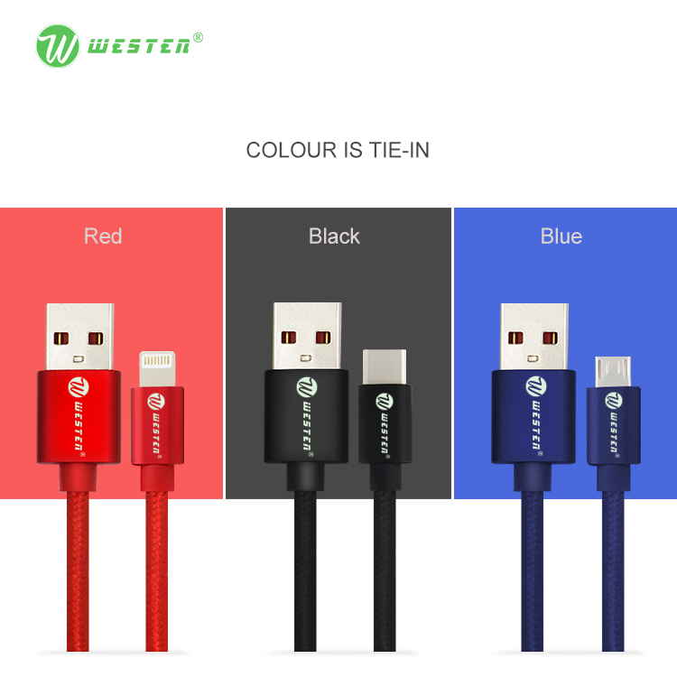 WTDC-14 Colourful USB Cable