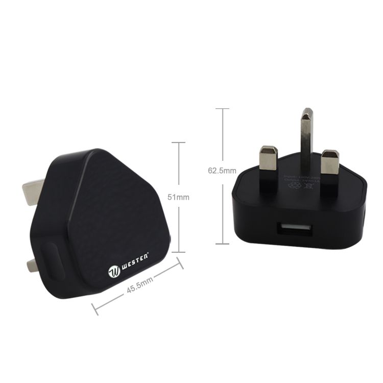 WTHC-14 1 port usb wall charger qc 3.0 Universal single USB port travel wall cha