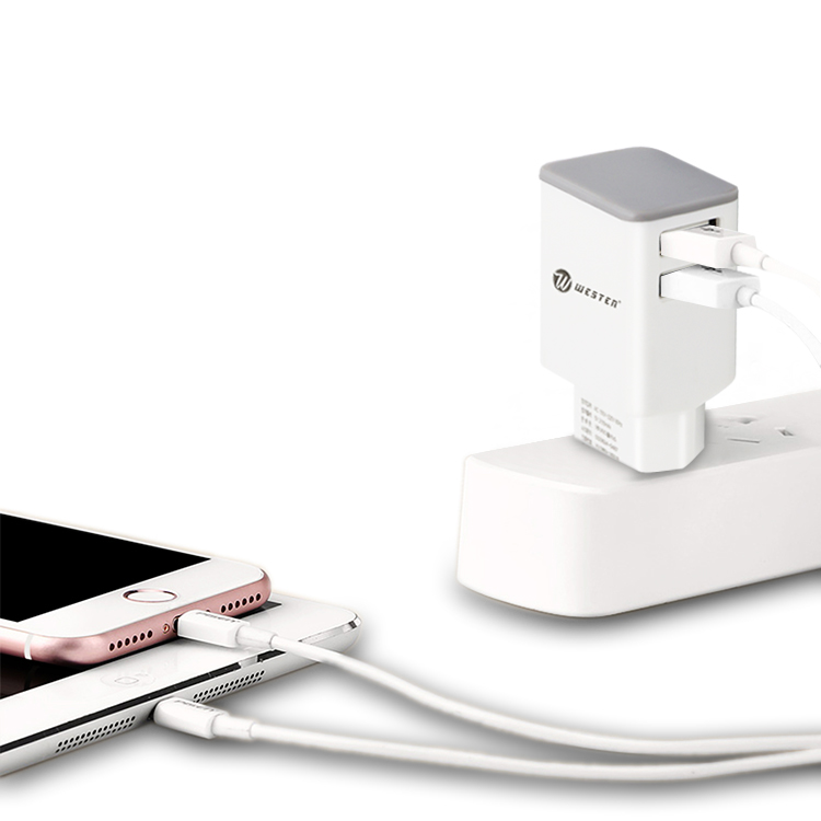 dual port travel charger