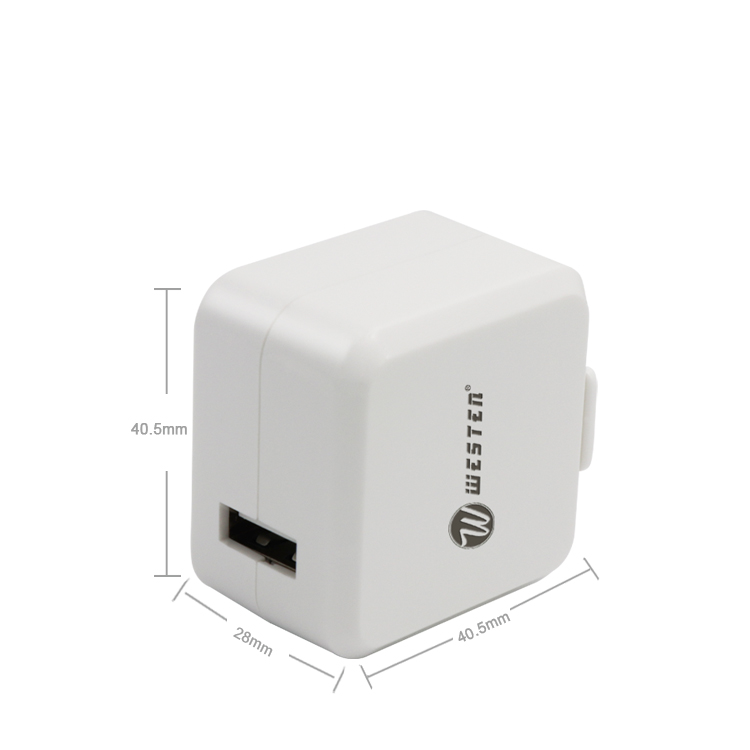 WTHC-21 Universal Singal Port Quick Charge Home Charger Adapter