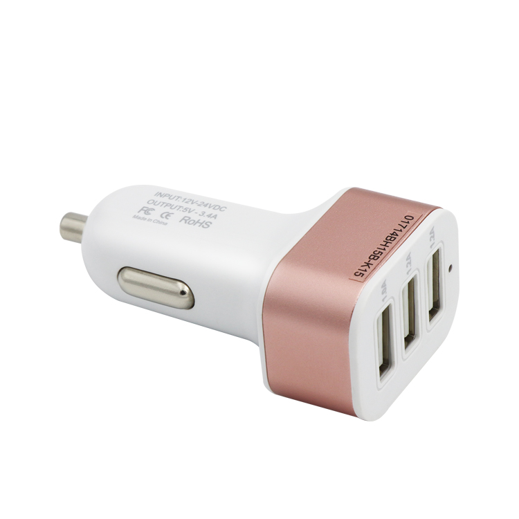 3 Port Car Charger